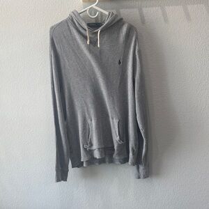 Ralph Lauren Polo Gray Waffle Hoodie